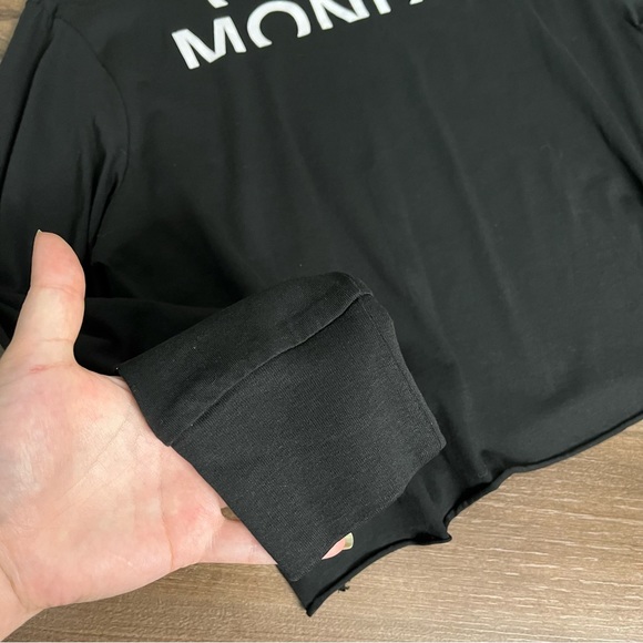 Cheap Monday Black Long Sleeve Crop Top - Picture 6 of 8